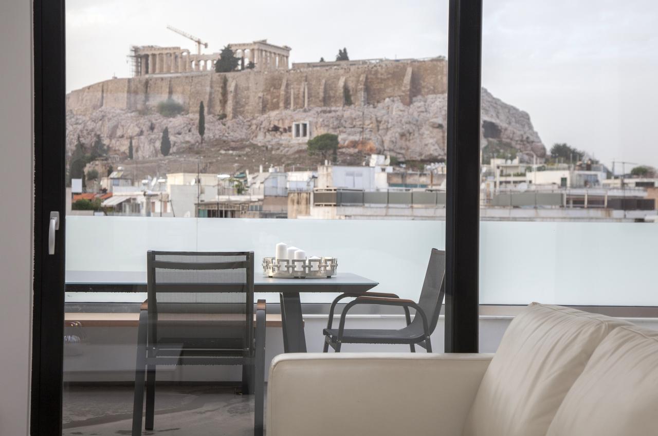 Apartamento Luxury Penthouse Touching The Acropolis By Ghh Atenas Exterior foto
