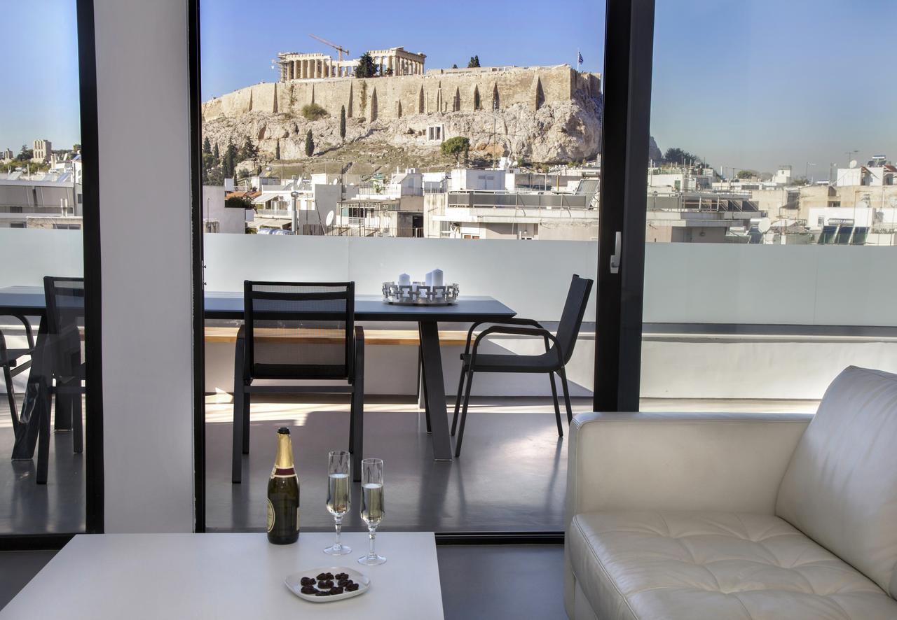 Apartamento Luxury Penthouse Touching The Acropolis By Ghh Atenas Exterior foto