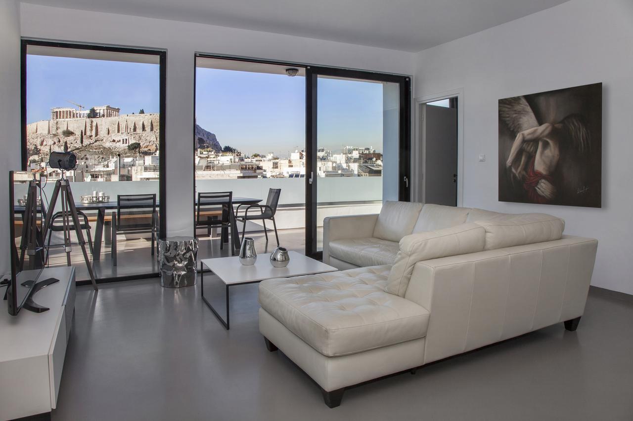 Apartamento Luxury Penthouse Touching The Acropolis By Ghh Atenas Exterior foto