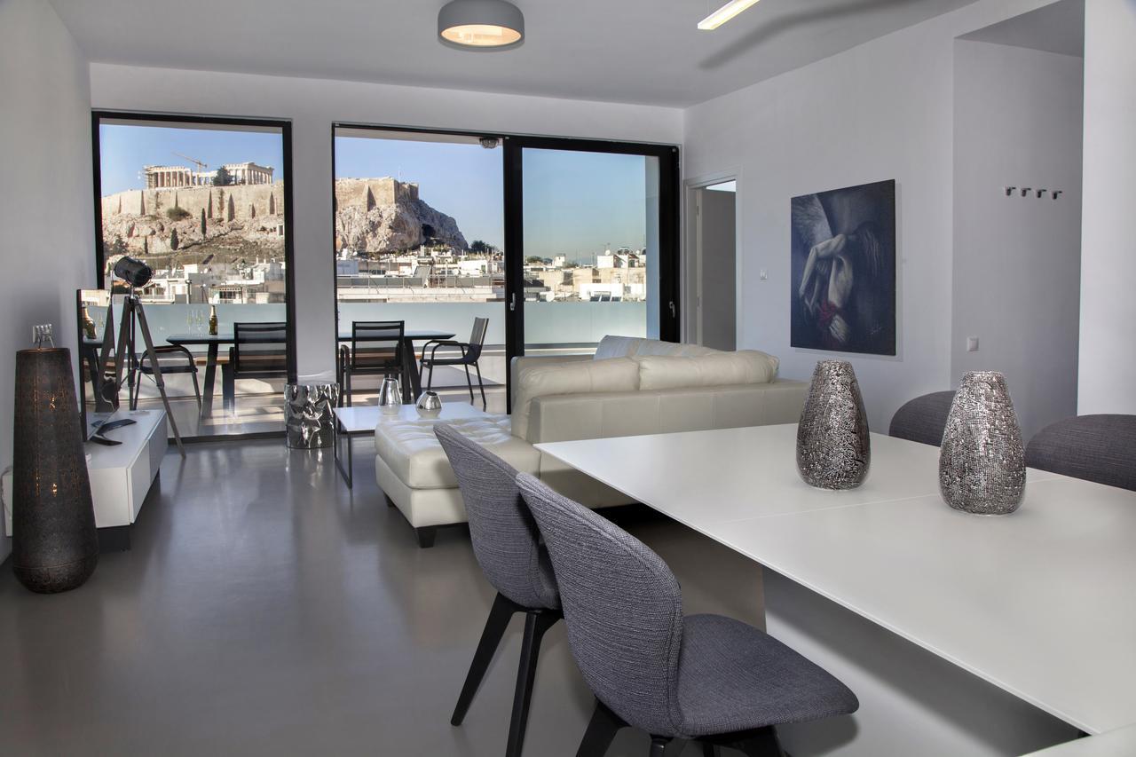 Apartamento Luxury Penthouse Touching The Acropolis By Ghh Atenas Exterior foto