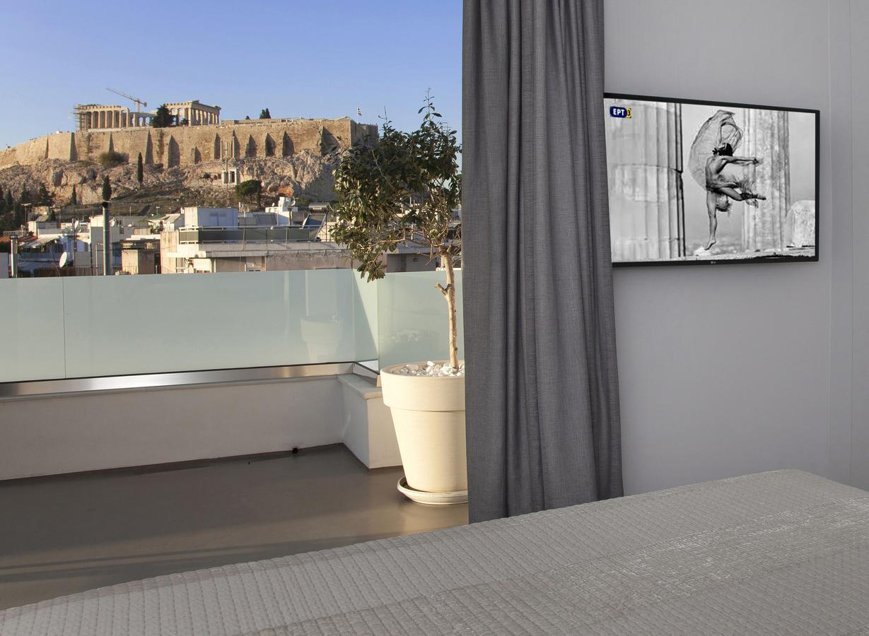 Apartamento Luxury Penthouse Touching The Acropolis By Ghh Atenas Exterior foto